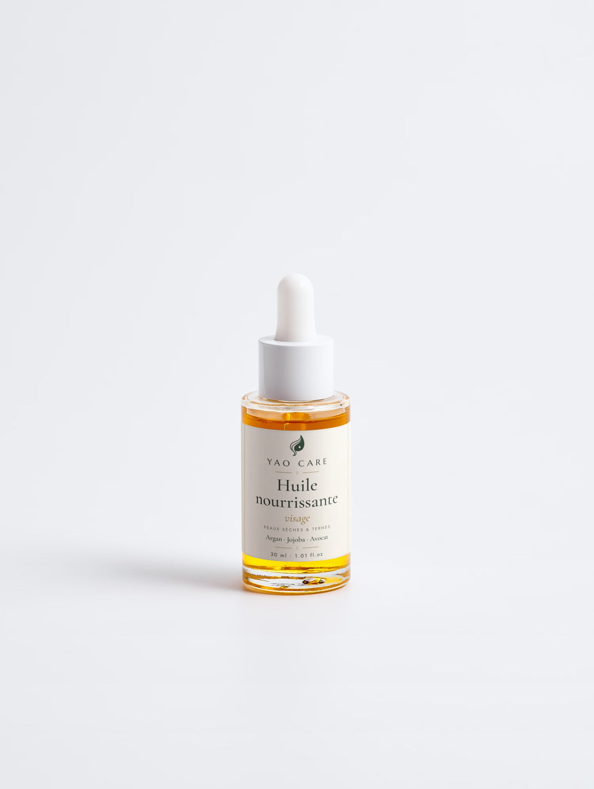 Flacon compte-gouttes de l'huile nourrissante visage Yao Care