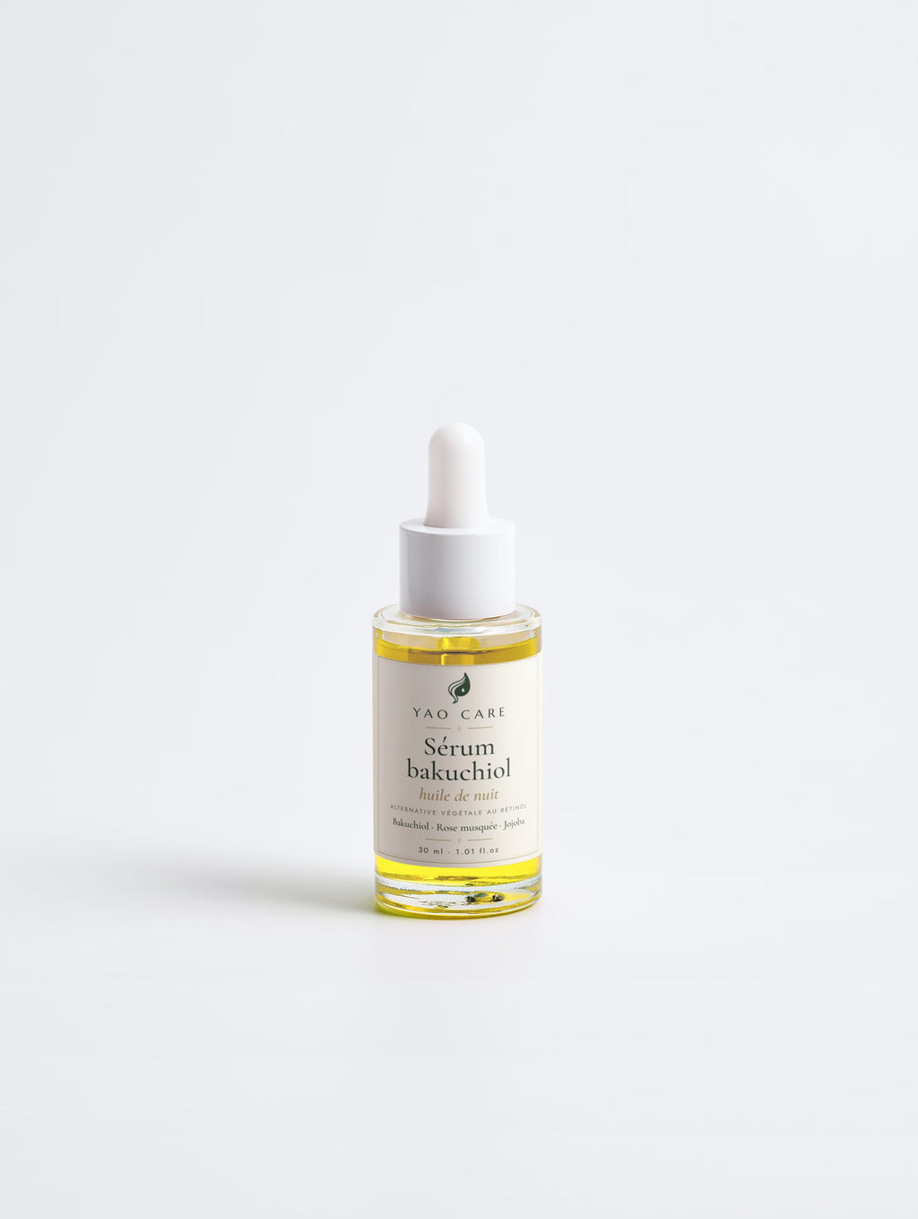 Flacon compte-gouttes du sérum bakuchiol Yao Care