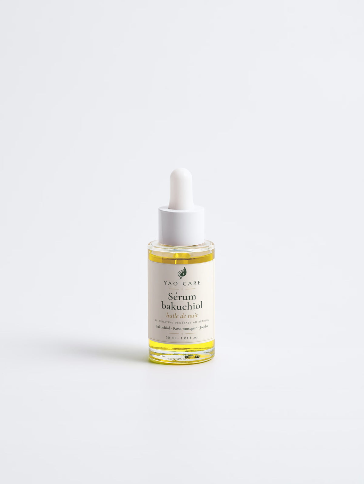 Flacon compte-gouttes du sérum bakuchiol Yao Care