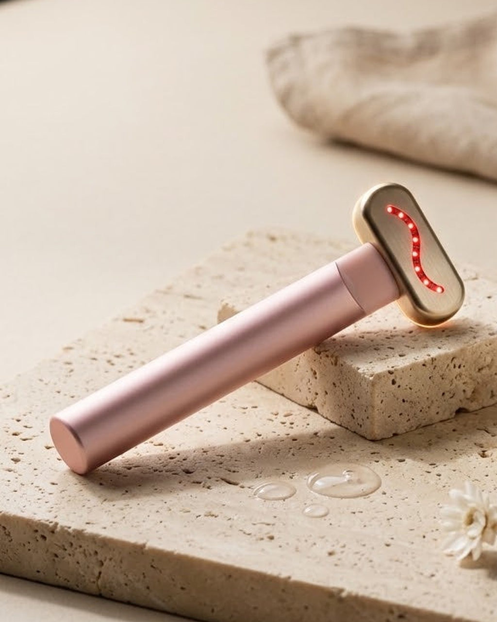 Le Stylo Regard Lumière seul, tête en métal et lumière rouge